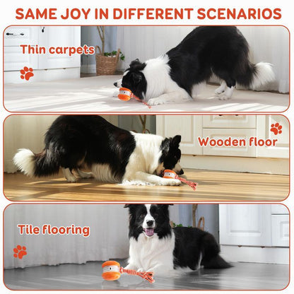 Interactive Rolling Dog Toy